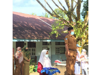 Pelaksanaan Upacara Bendera dan Pelantikan MPK SMAN 1 Sungai Geringging