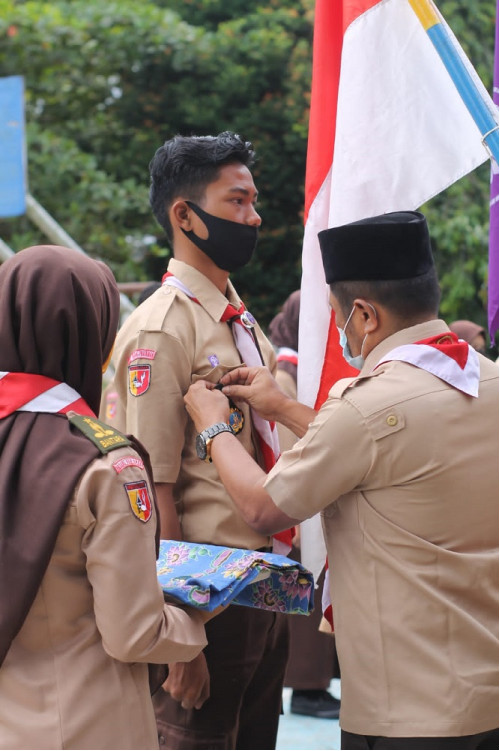Upacara Pelantikan Dewan Ambalan dan Dewan Kehormatan SMAN 1 Sungai Geringging