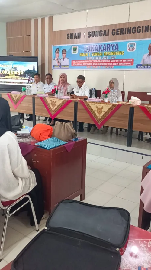 Tingkatkan Kinerja Guru, SMAN 1 Sungai Geringging Gelar Lokakarya Tahun Ajaran 2026/2027