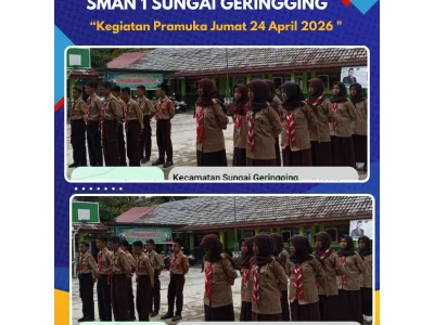 Menanam Karakter Tangguh: Seru dan Bermaknanya Kegiatan Pramuka Mingguan SMAN 1 Sungai Geringging