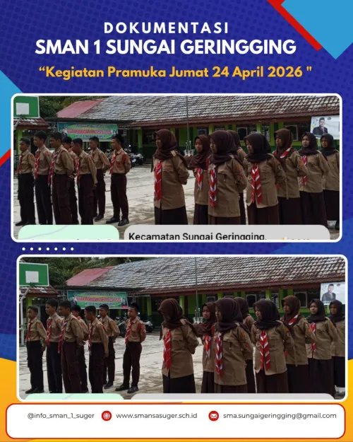 Menanam Karakter Tangguh: Seru dan Bermaknanya Kegiatan Pramuka Mingguan SMAN 1 Sungai Geringging