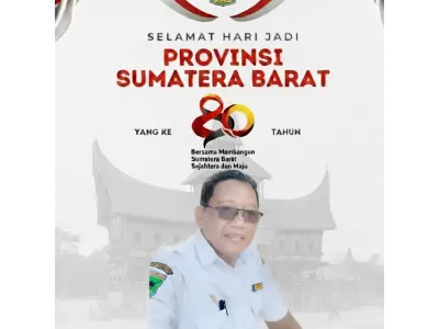 SELAMAT HARI JADI SUMATERA BARAT YANG KE-80