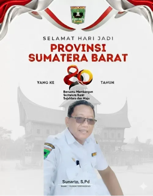 SELAMAT HARI JADI SUMATERA BARAT YANG KE-80