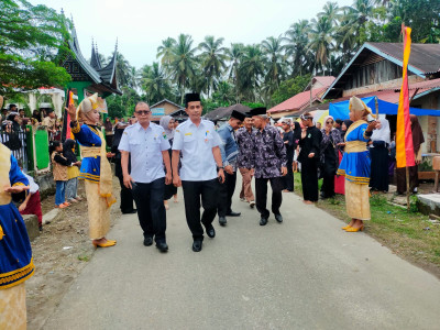 Kata Sambutan yang diberikan oleh Bapak Kepala Cabang Dinas SMAN 1 Sungai Geringging