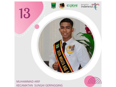 SISWA SMAN 1 SUNGAI GERINGGING TERJUN DALAM PEMILIHAN CIK UNIANG CIK AJO PARIAMAN 2022