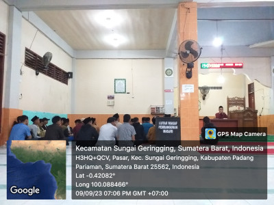 KEGIATAN WIRID REMAJA  TANGGAL 23 September 2023 SMAN 1 SUNGAI GERINGGING